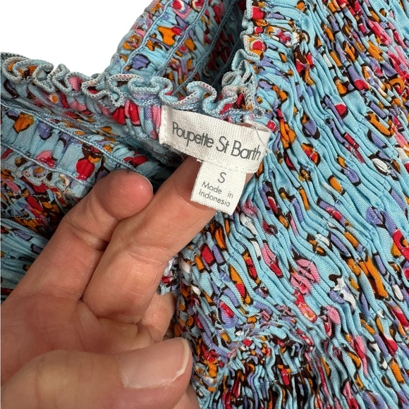 Poupette St. Barth | Soledad Mini Dress in Sky Blue Murrina Small - Picture 5 of 9